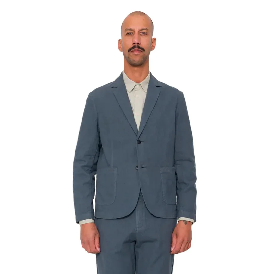 Folk Linen/Cotton Blazer Charcoal
