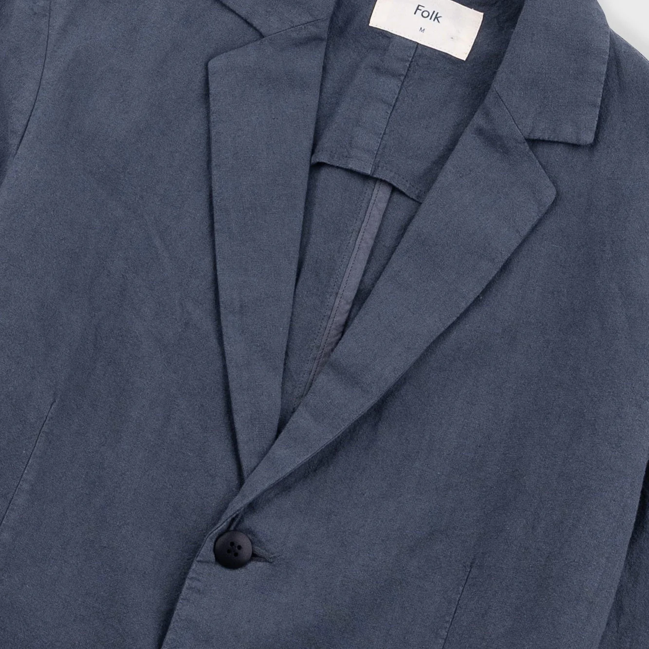 Folk Linen/Cotton Blazer Charcoal - Image 3