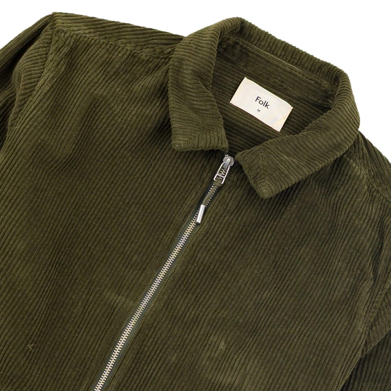 Folk Signal Blouson Chunky Cord Olive - Image 3