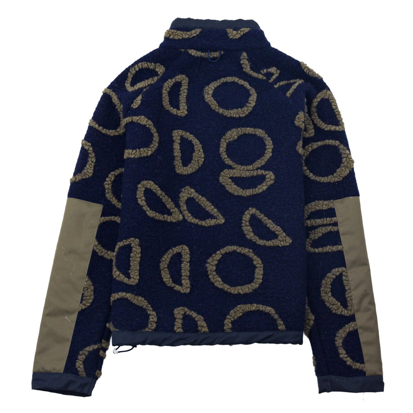 Folk Signal Fleece Circle Jacquard Navy - Image 7