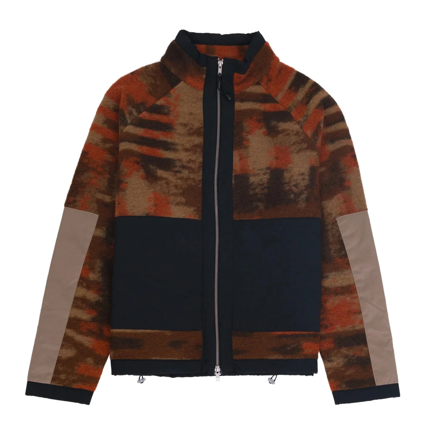 Folk Signal Fleece Multi Jacquard Rust - Image 2
