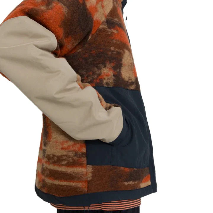 Folk Signal Fleece Multi Jacquard Rust - Image 3