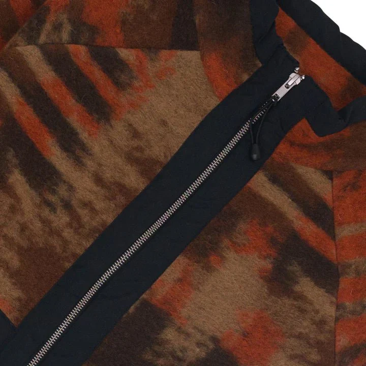 Folk Signal Fleece Multi Jacquard Rust - Image 4