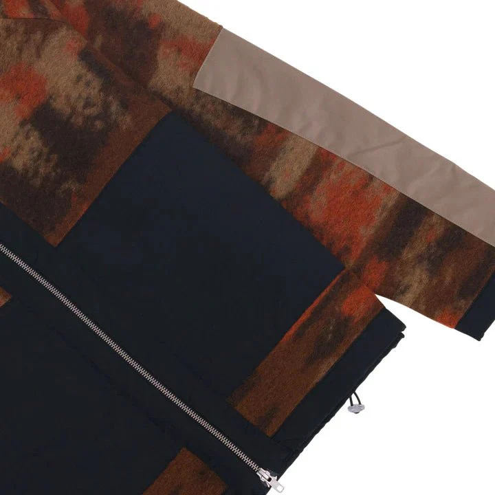 Folk Signal Fleece Multi Jacquard Rust - Image 6