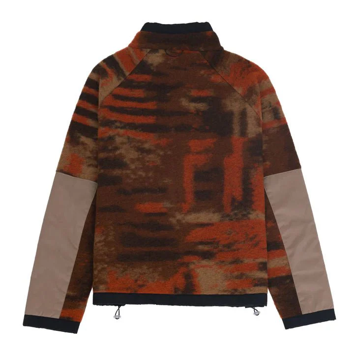 Folk Signal Fleece Multi Jacquard Rust - Image 7