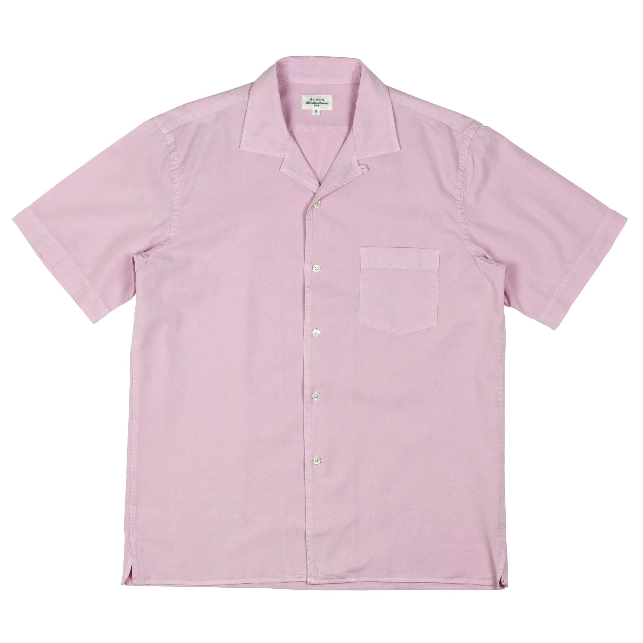Hartford Palm Mc Pat Tencel Blend Shirt Faded Rose