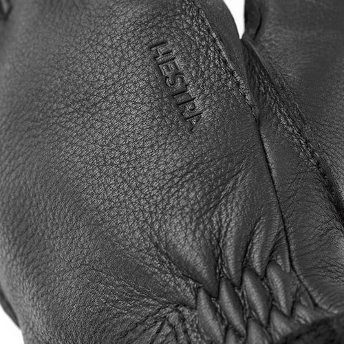 Hestra Gloves Deerskin Primaloft Black - Image 3