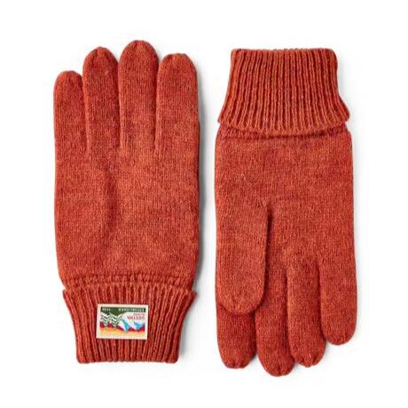 Hestra Gloves Ragwool Gloves Brick Red