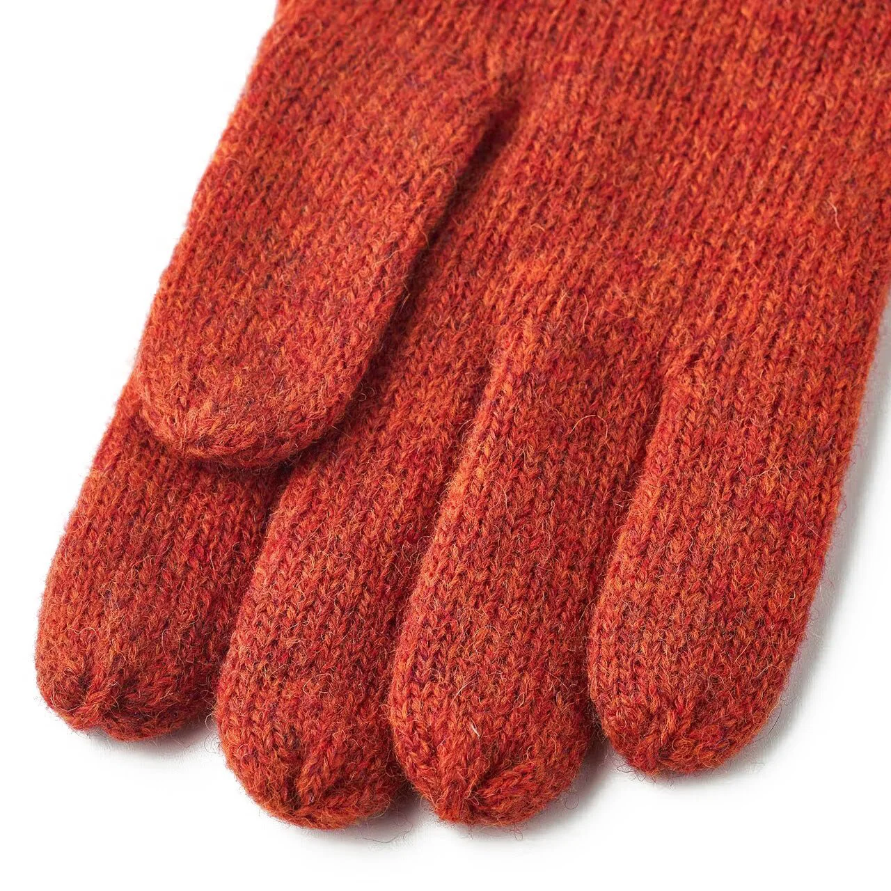 Hestra Gloves Ragwool Gloves Brick Red - Image 3