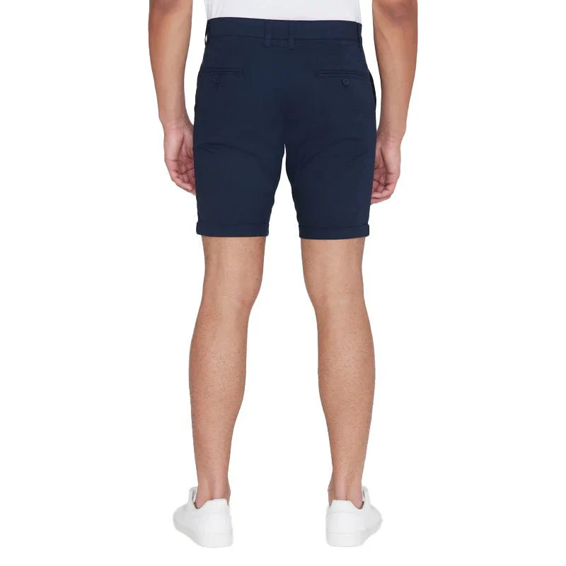 Knowledge Cotton Apparel Chuck Poplin Chino Shorts Total Eclipse - Image 4