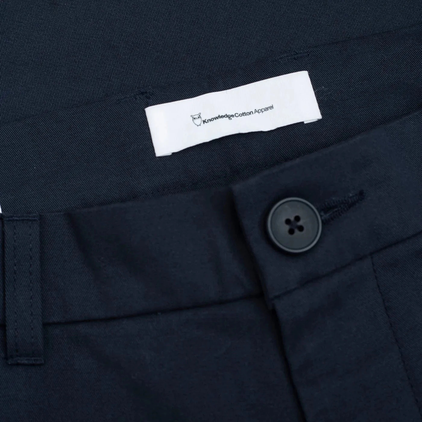 Knowledge Cotton Apparel Chuck Regular Twill Chino Total Eclipse - Image 4