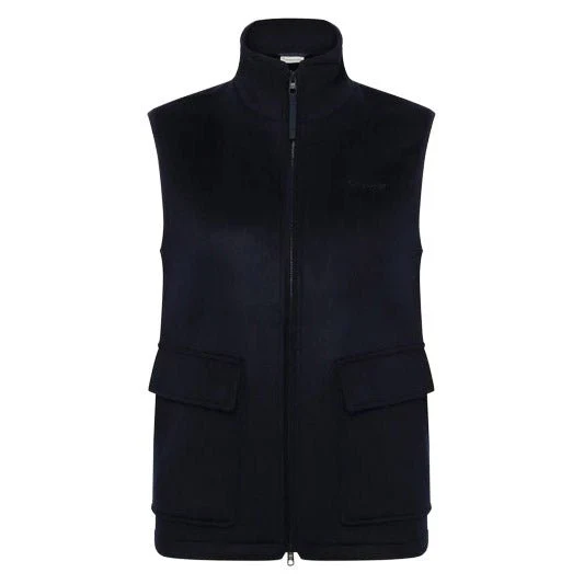 Knowledge Cotton Apparel Merino Wool Vest Night Sky