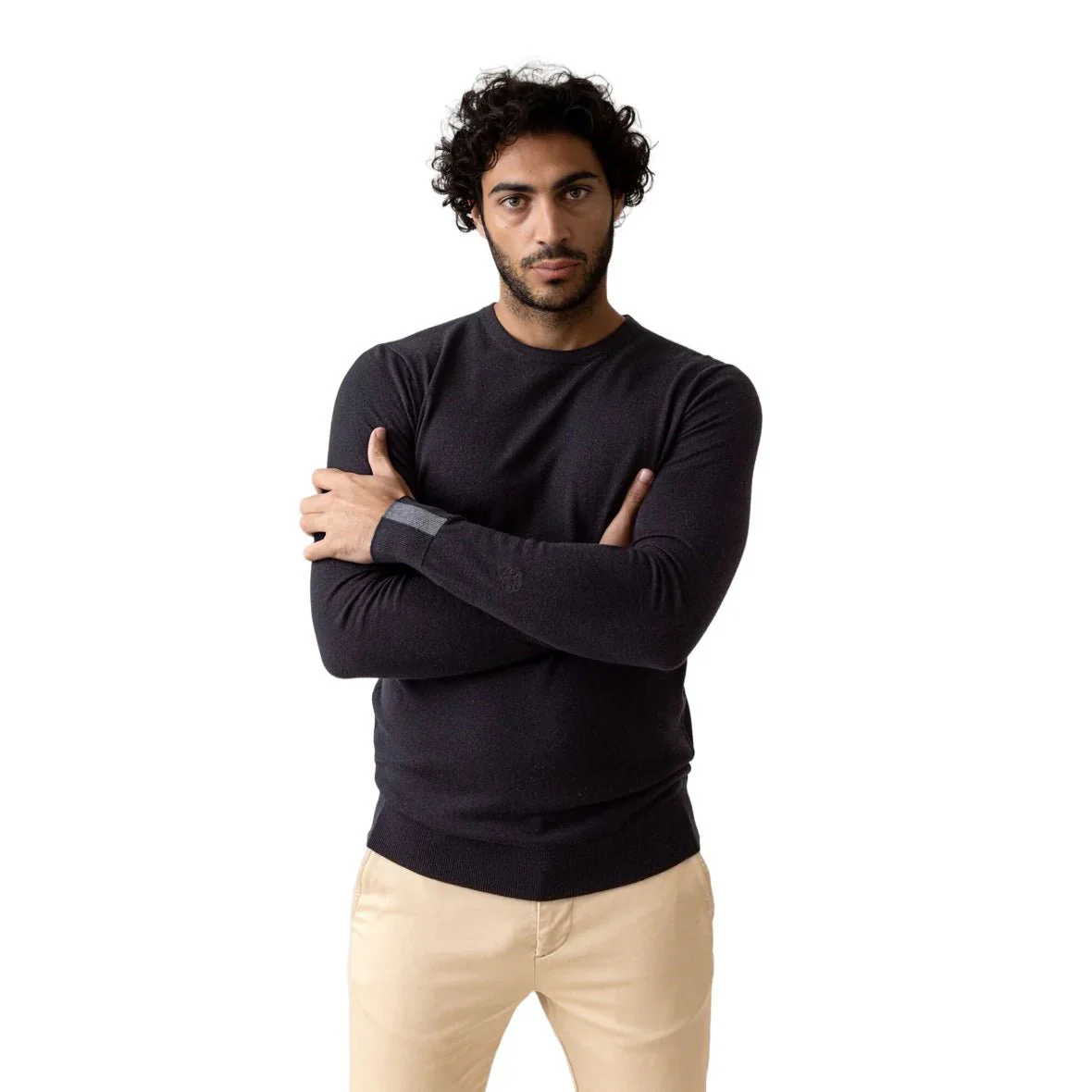 Mos Mosh Gallery Adam Soft Knit Black - Image 2