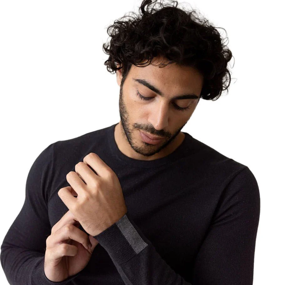 Mos Mosh Gallery Adam Soft Knit Black - Image 3
