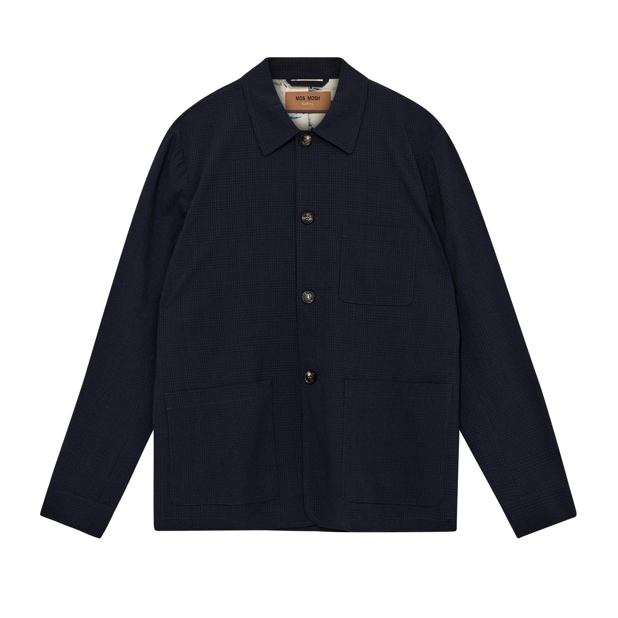 Mos Mosh Gallery Conor Seer Jacket Navy - Image 2