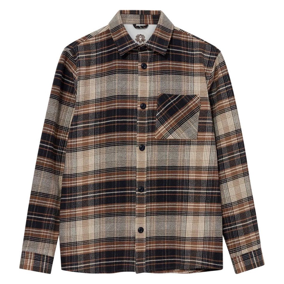 Mos Mosh Gallery David Lavato Shirt Navy Check - Image 2