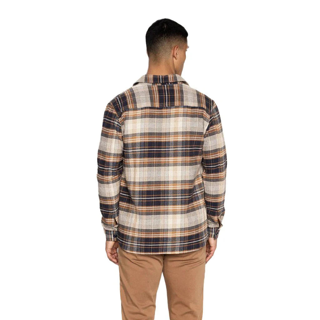 Mos Mosh Gallery David Lavato Shirt Navy Check - Image 3
