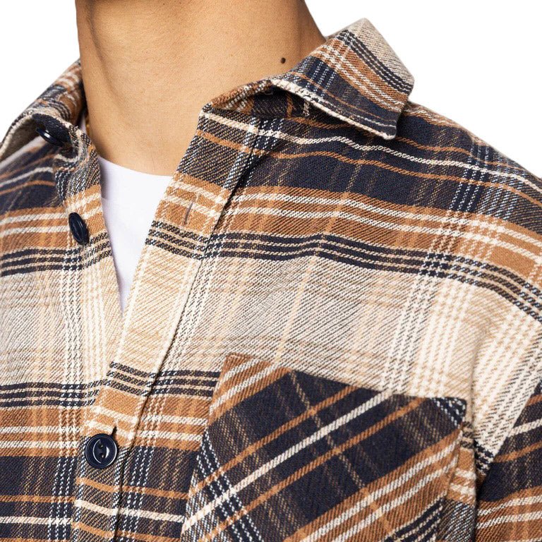 Mos Mosh Gallery David Lavato Shirt Navy Check - Image 4