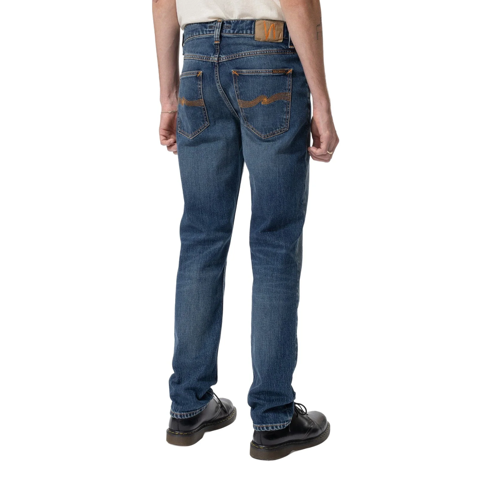 Nudie Jeans Solid Ollie Wild Blue - Image 3
