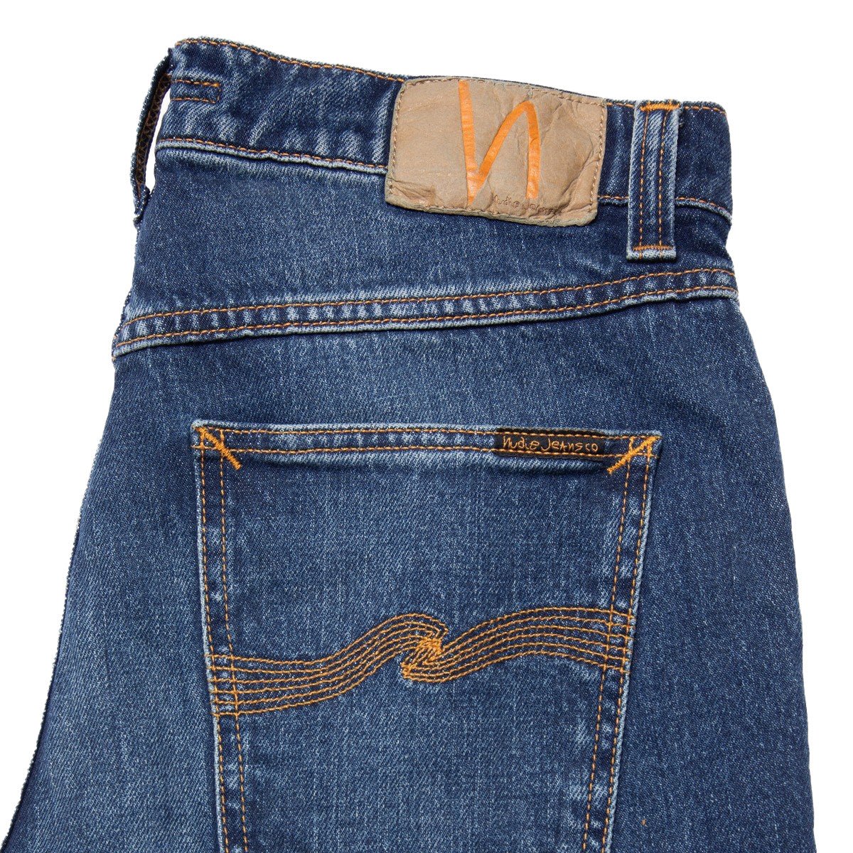 Nudie Jeans Solid Ollie Wild Blue - Image 6