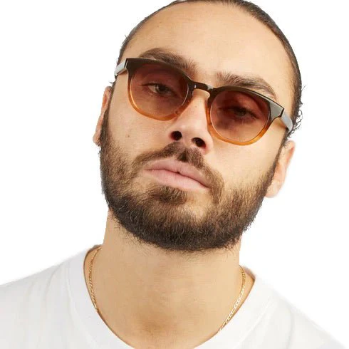 Oscar Deen Morris Sunglasses  - Mocha / Chocolate - Image 3