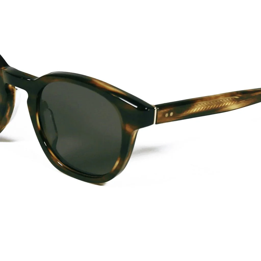 Oscar Deen Morris Sunglasses - Umber / Moss - Image 4