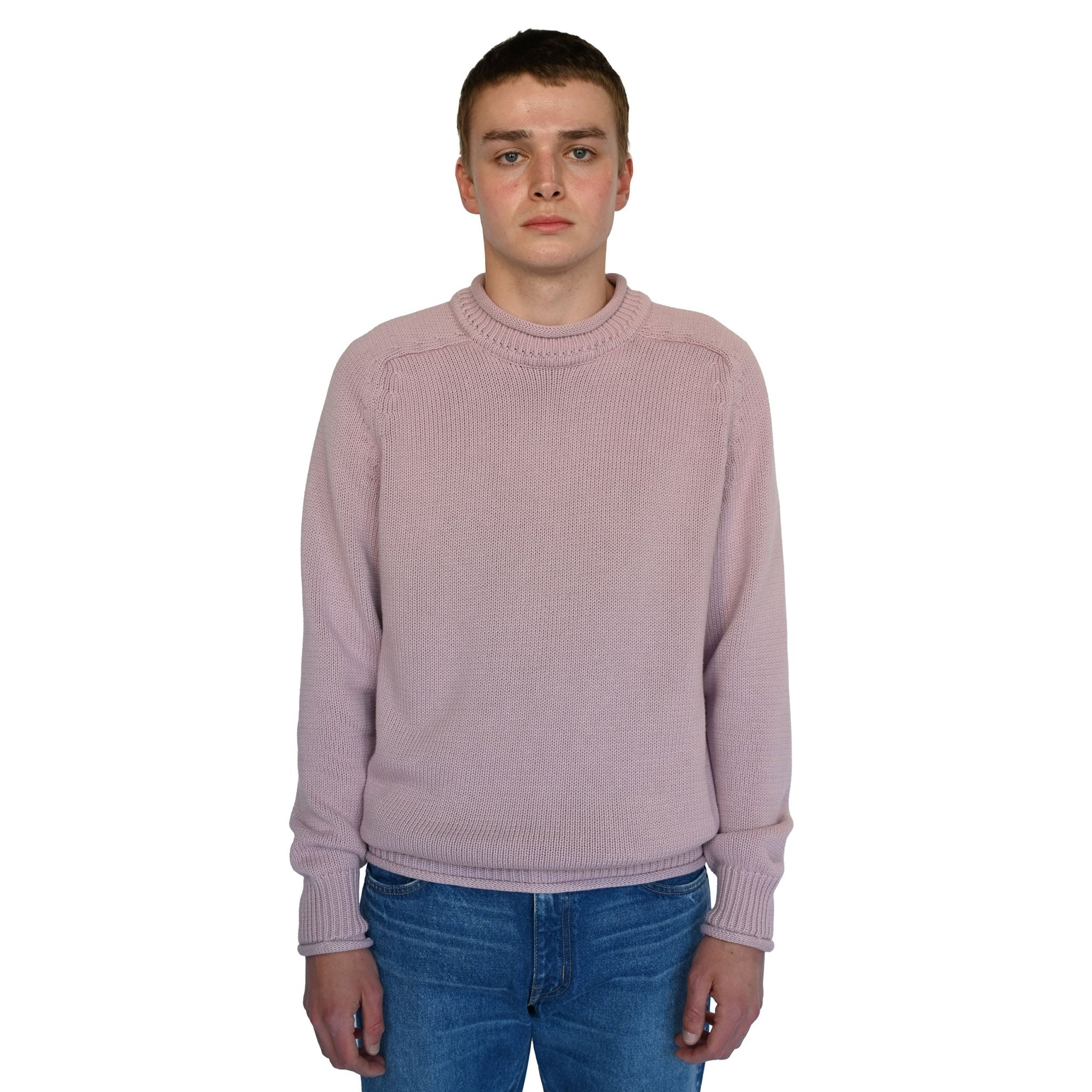 Pittari Knitwear Usk Cotton Sweater Rose - Image 2
