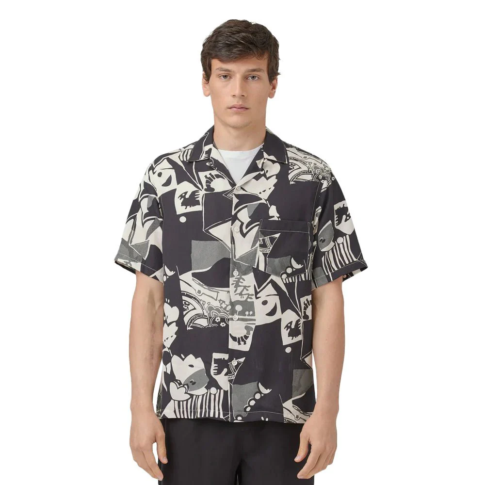 Portuguese Flannel Cuca Tencel Shirt Black - Image 2