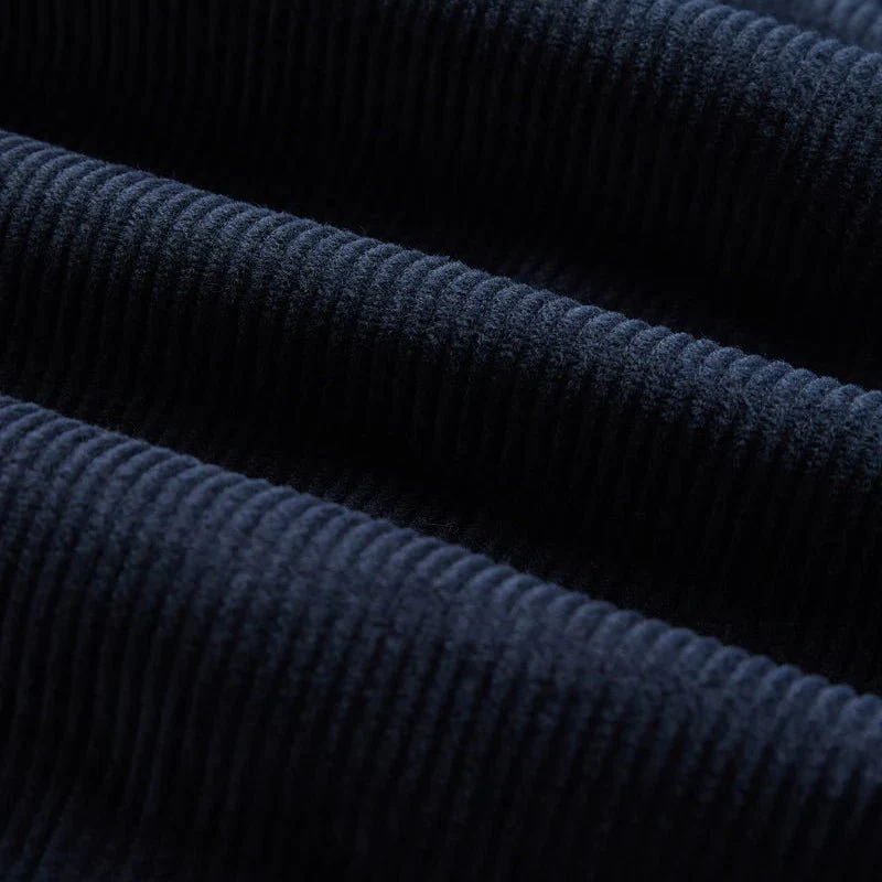 Portuguese Flannel Lobo Navy Cord Shirt Navy - Image 5