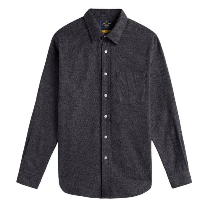 Portuguese Flannel Teca 2.0  Grey Flannel Shirt Grey