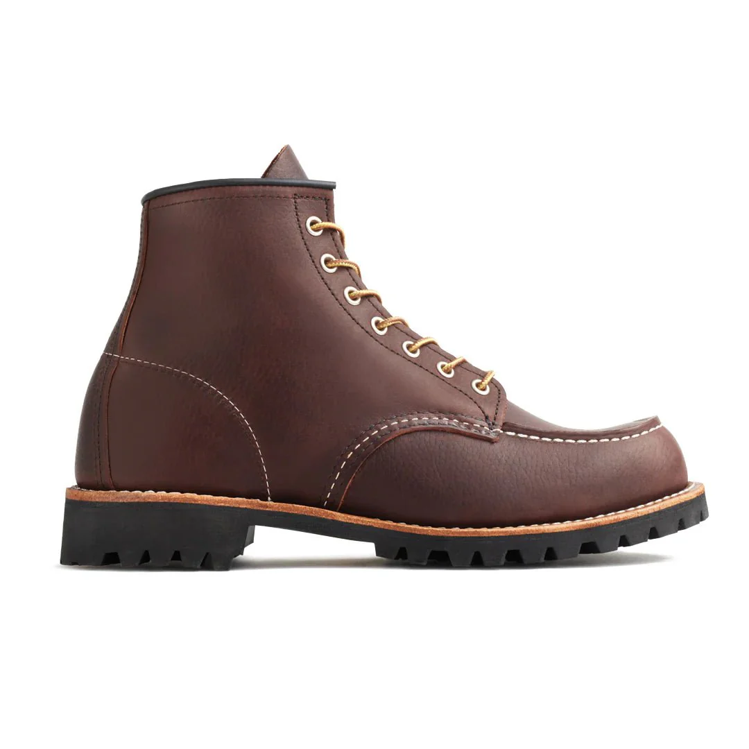 Red Wing Roughneck Moc Toe Work Boots 8146 - Briar Oil Slick - Image 2