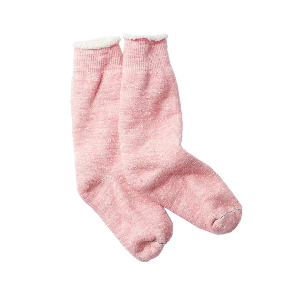 RoToTo Face Crew Socks Light Pink - Image 2