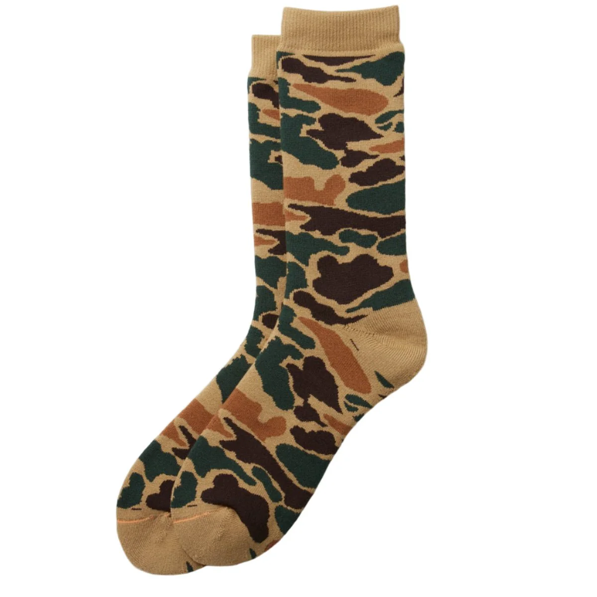 RoToTo Pile Camo Crew Khaki
