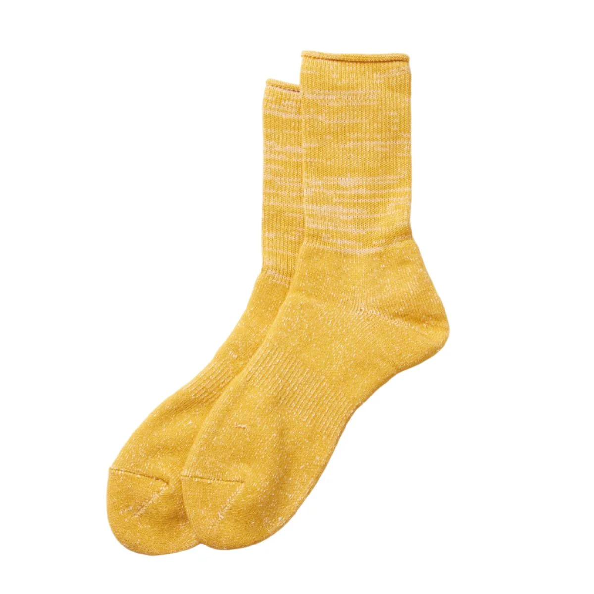 RoToTo Washi Pile Crew Socks Yellow