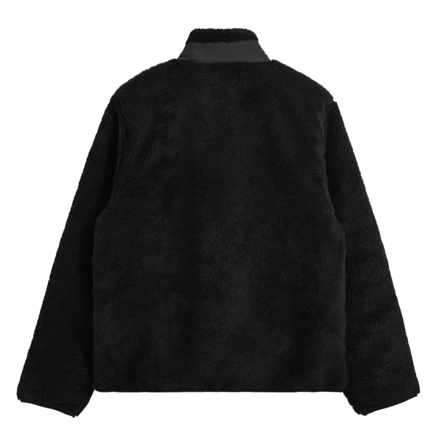 Taion Hi Neck Boa Fleece Mountain Jacket Black x Black - Image 4