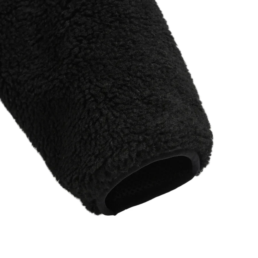 Taion Hi Neck Boa Fleece Mountain Jacket Black x Black - Image 6