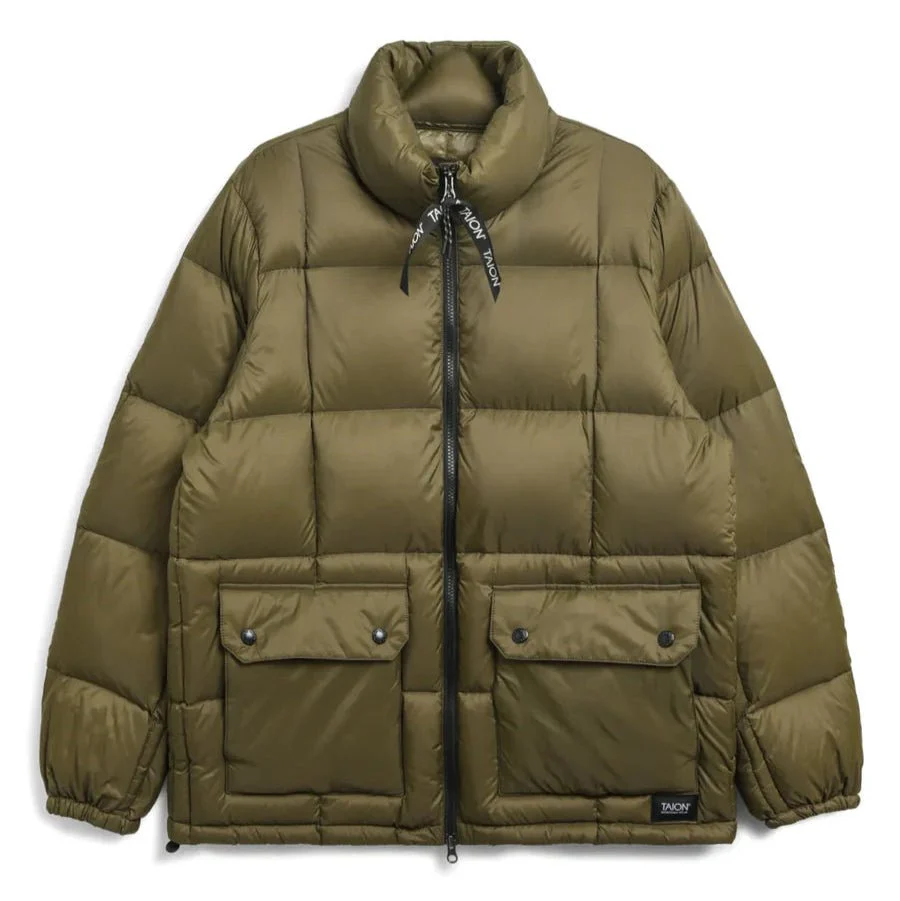 Taion Mountain Packable Down Jacket Olive