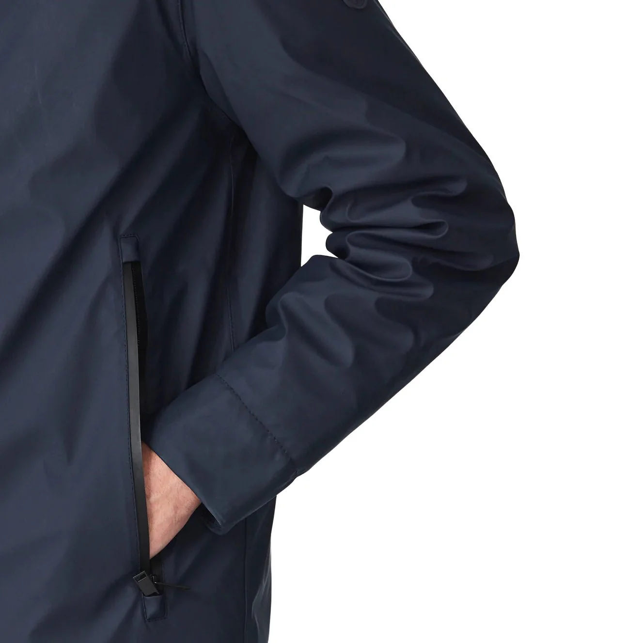 Tanta Rainwear Plas Waterproof Jacket Navy - Image 4