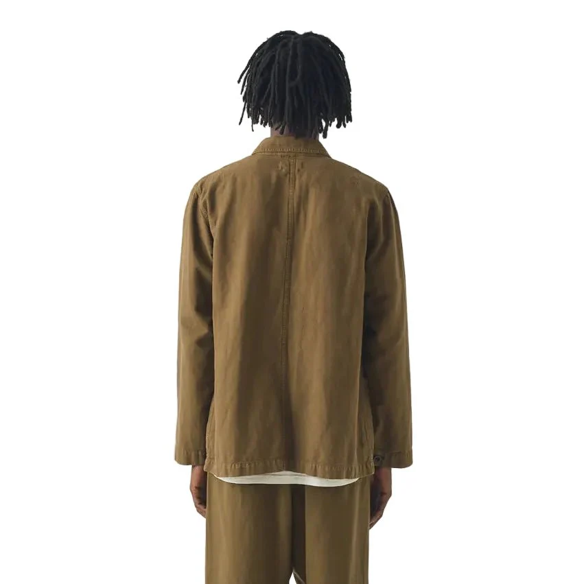 Toast Menswear Arlo Herringbone Jacket Woodland Green - Image 5