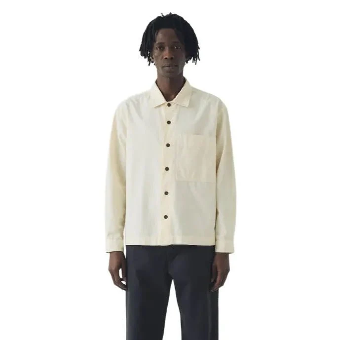 Toast Menswear Garment Dyed Oxford Shirt Ecru