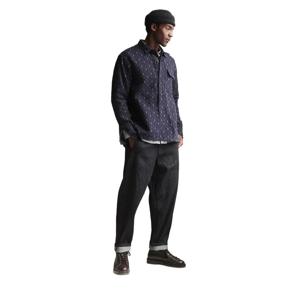 Toast Menswear Japanese Denim Trousers Dark Indigo - Image 3