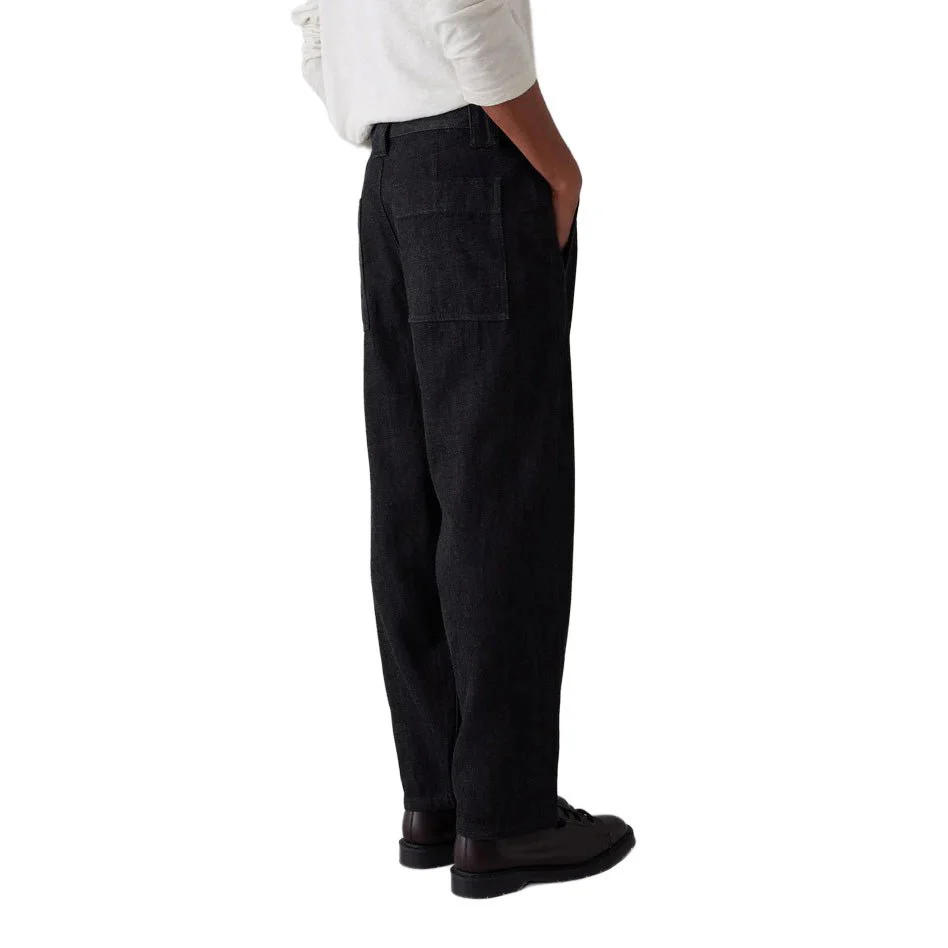 Toast Menswear Japanese Denim Trousers Dark Indigo - Image 5