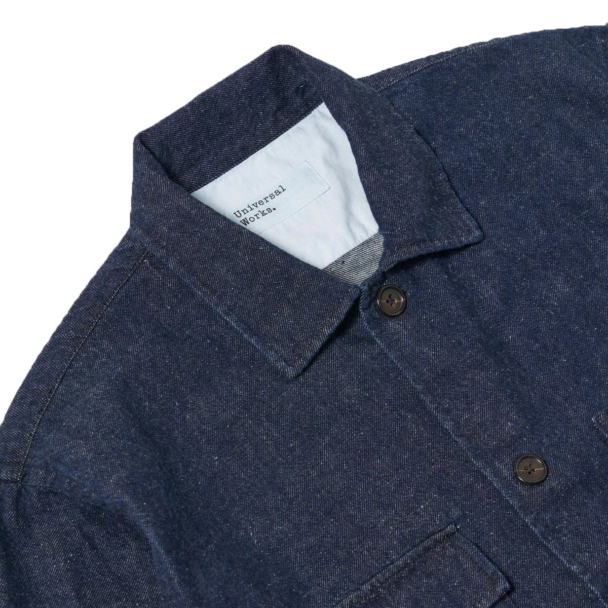 Universal Works Dockside Jacket Future Denim Indigo - Image 2
