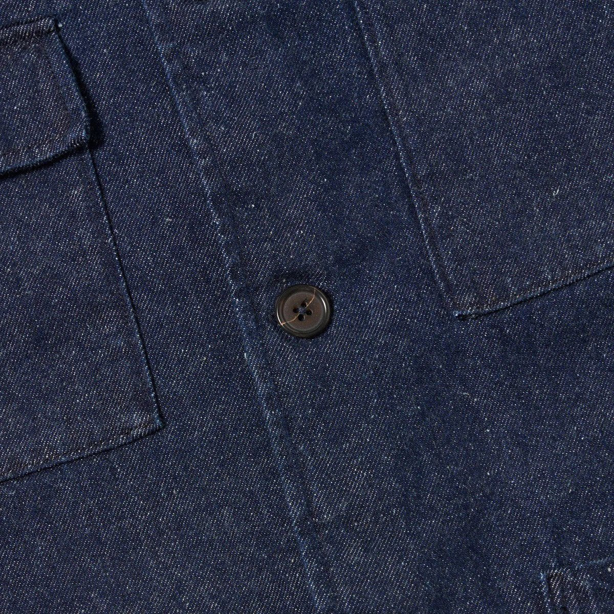 Universal Works Dockside Jacket Future Denim Indigo - Image 3