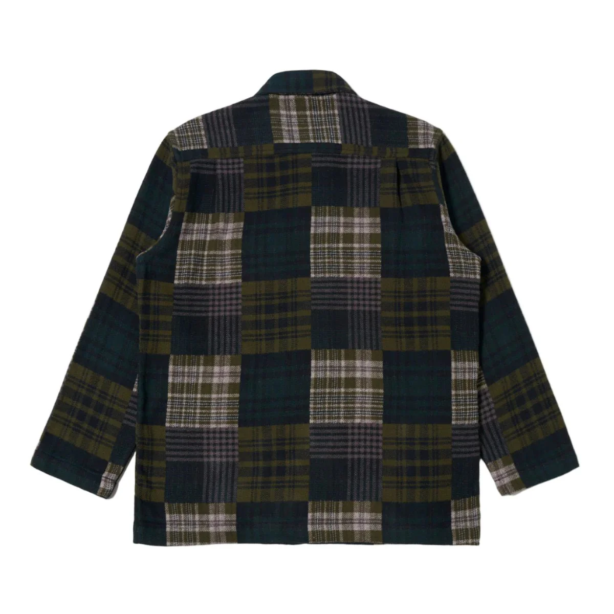 Universal Works Dockside Jacket Japanese Patchwork Green - Image 7