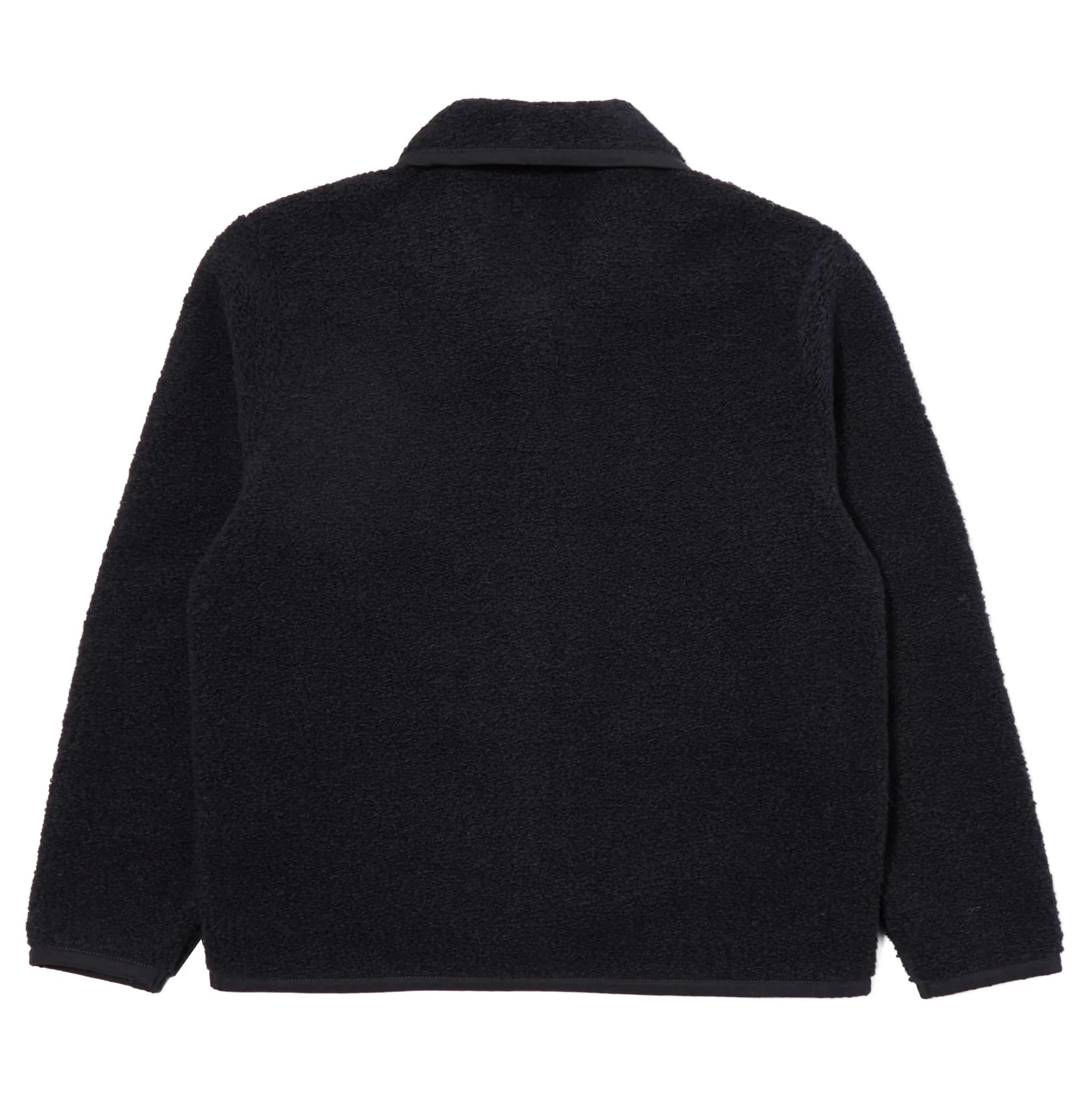Universal Works Lancaster Jacket Wool Fleece Navy - Image 3