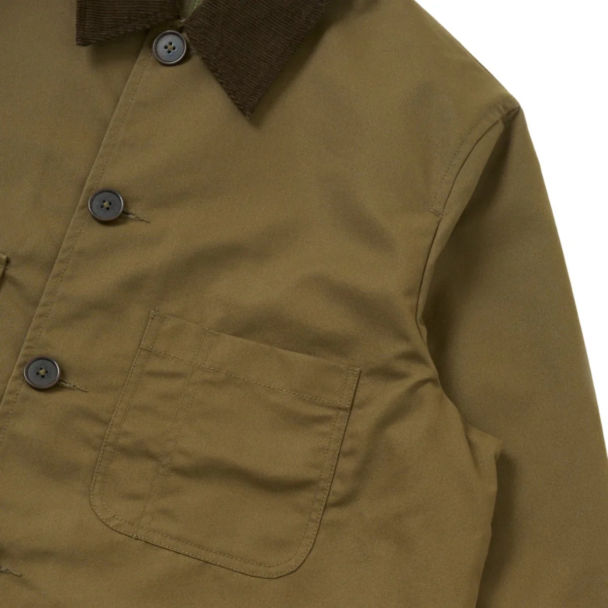 Universal Works Merchant Jacket Brushed Polytech Khaki - Image 4