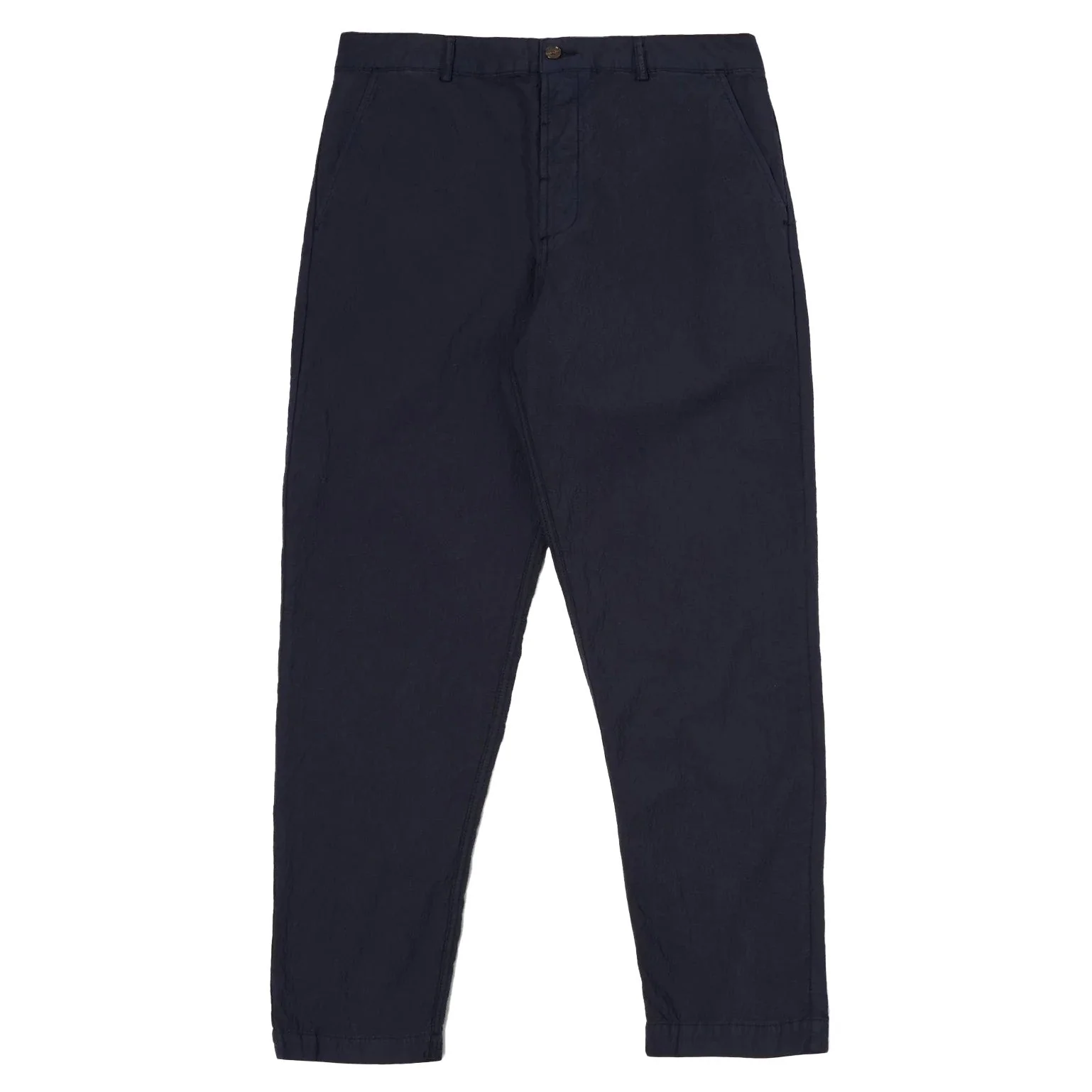 Universal Works Military Chino Seersucker Navy