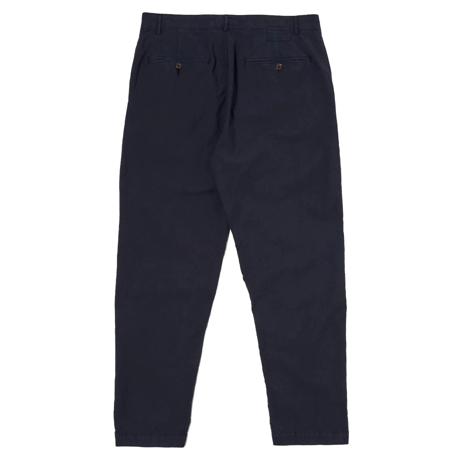 Universal Works Military Chino Seersucker Navy - Image 2