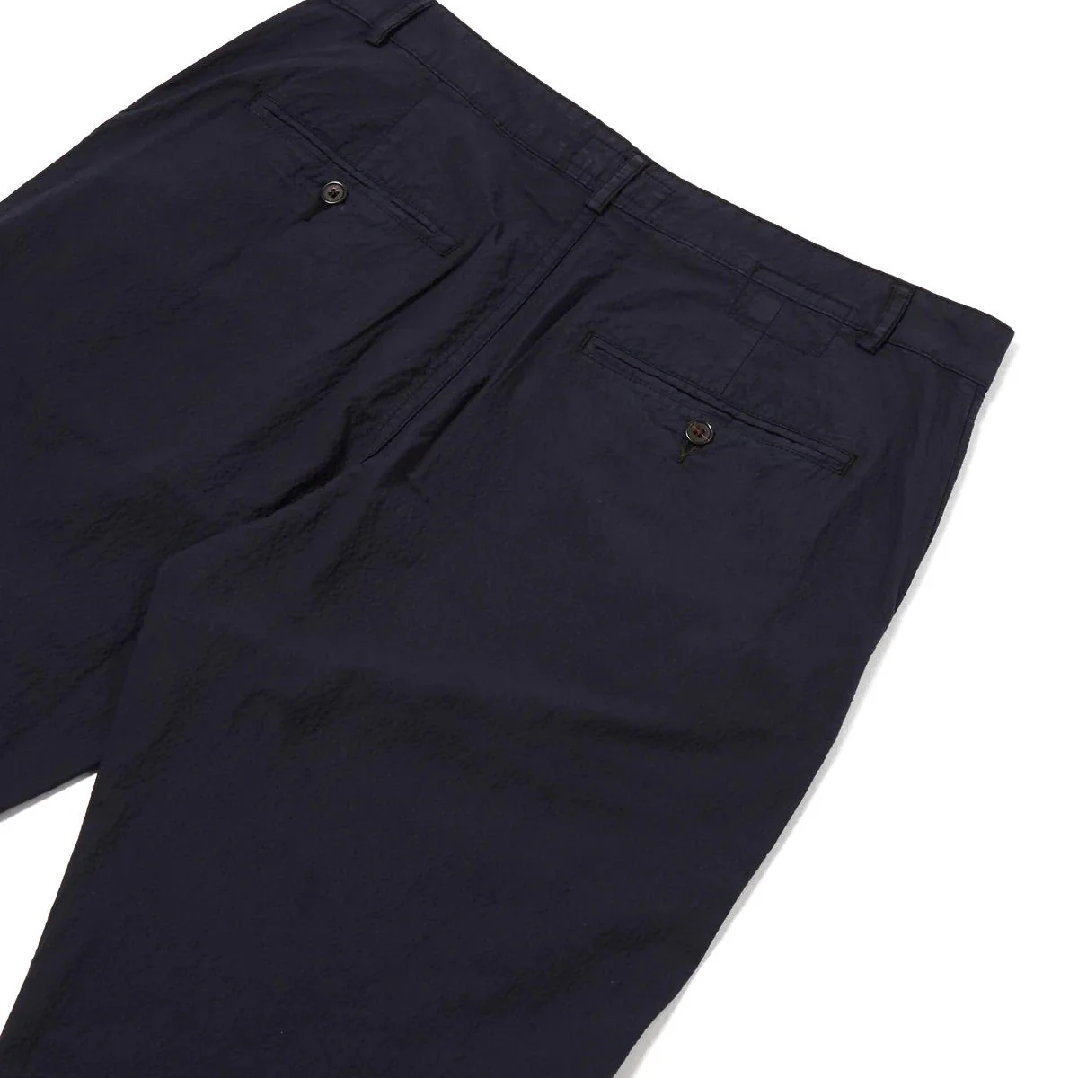 Universal Works Military Chino Seersucker Navy - Image 3